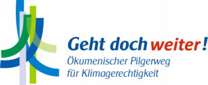 Logo: Geht doch weiter! Ökumenischer Pilgerweg für Klimagerechtigkeit